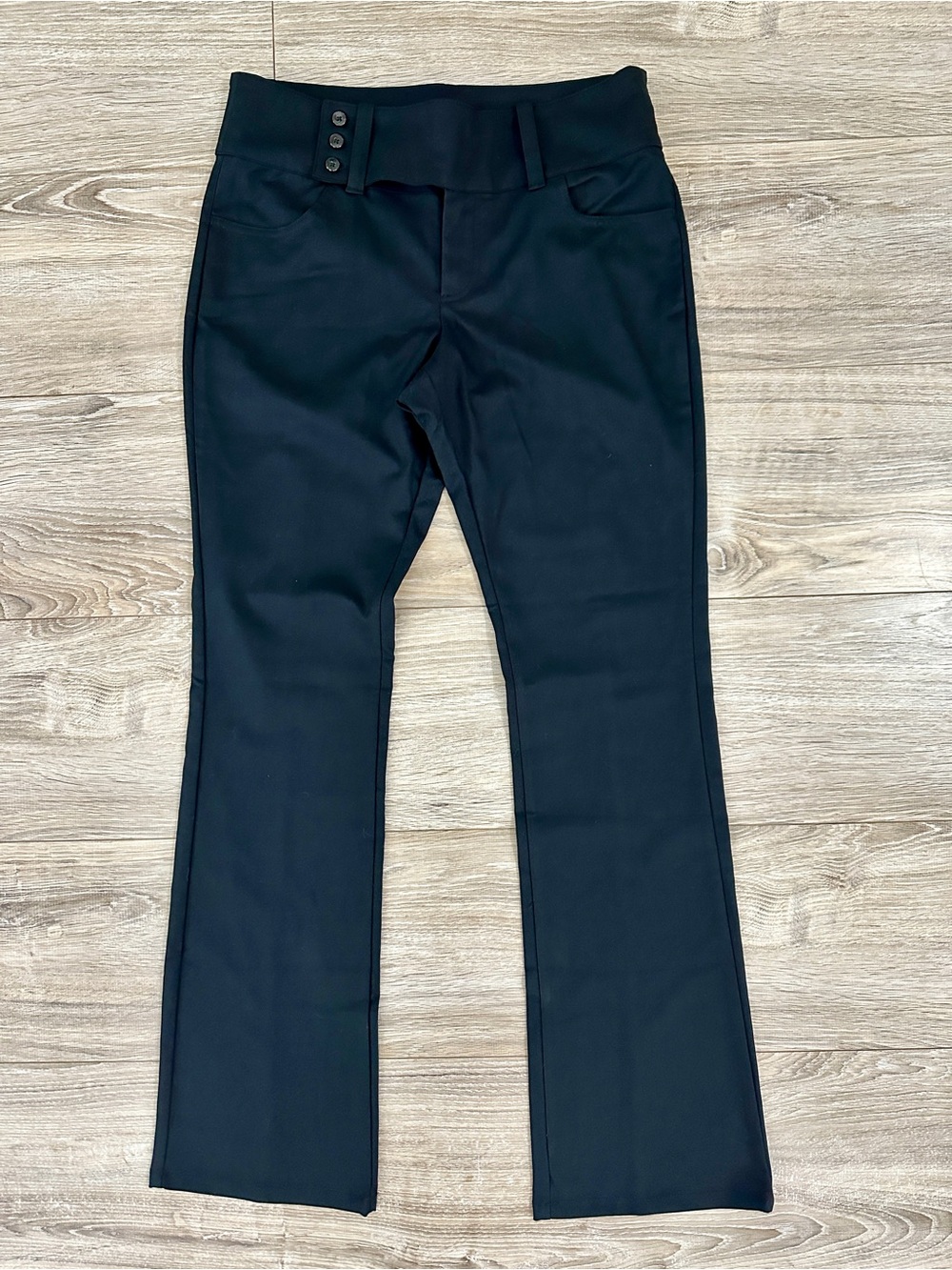 Urban Outfitters Y2K Belted Trouser Pant Black Size 8
